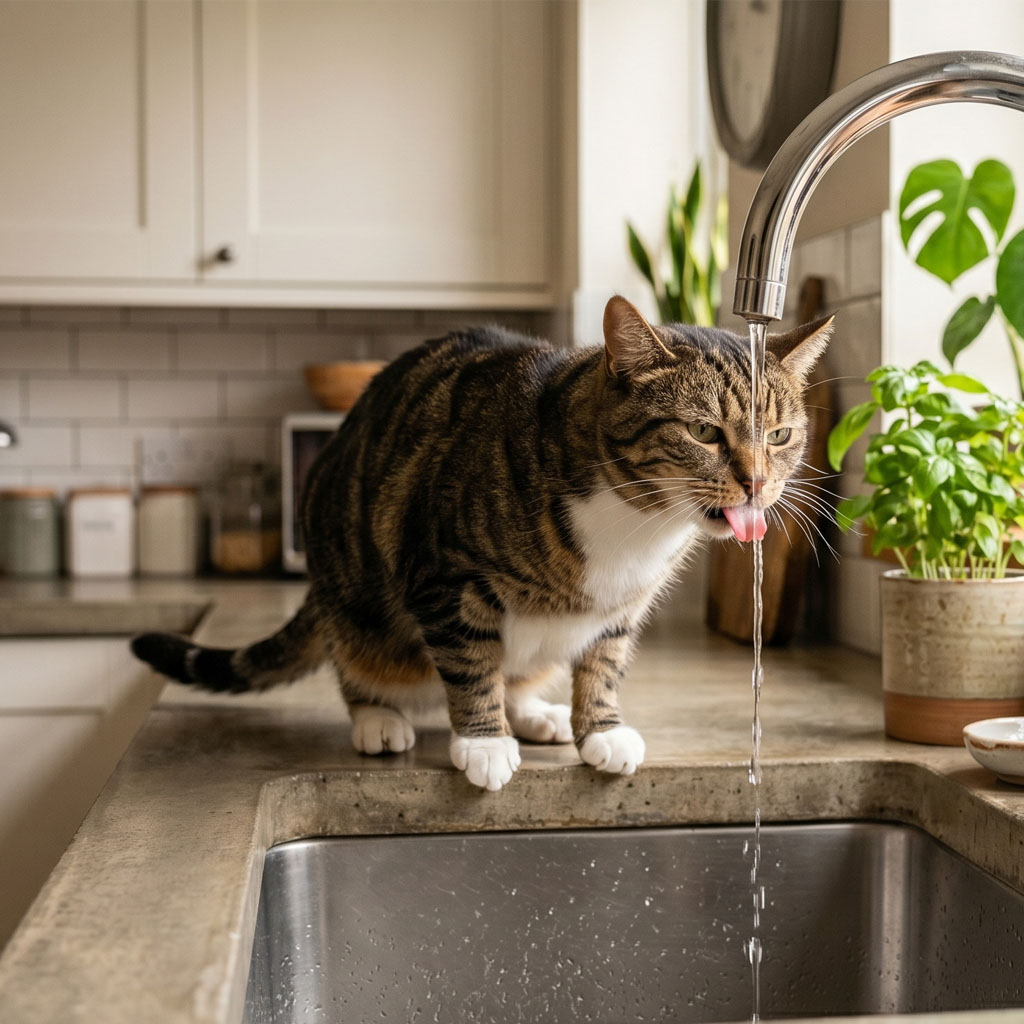 Leere Wassernäpfe: Warum trinkt meine Katze plötzlich so viel?